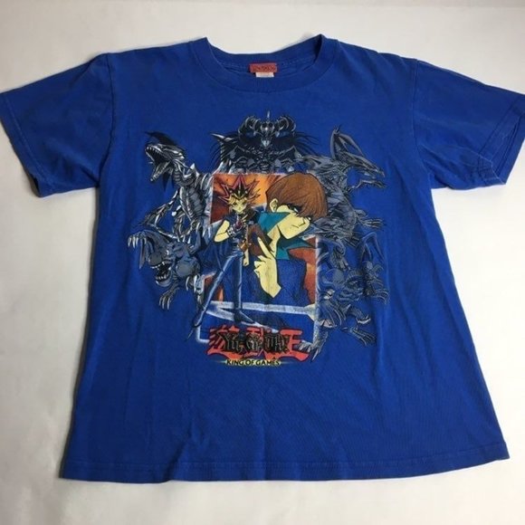 Vintage Yu-Gi-Oh King of Games Anime Small/Medium T-Shirt - Picture 1 of 12